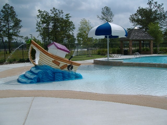 water park pools with safety surfacing
