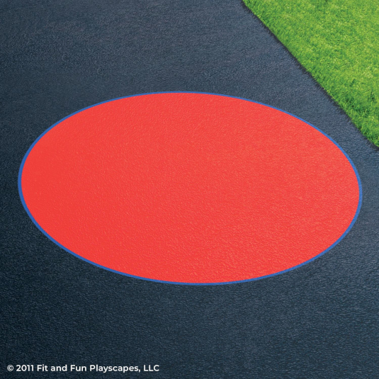 Fit and Fun Large Circle Up Playground Stencil
