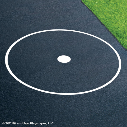 Fit and Fun Small Circle Up Playground Stencil