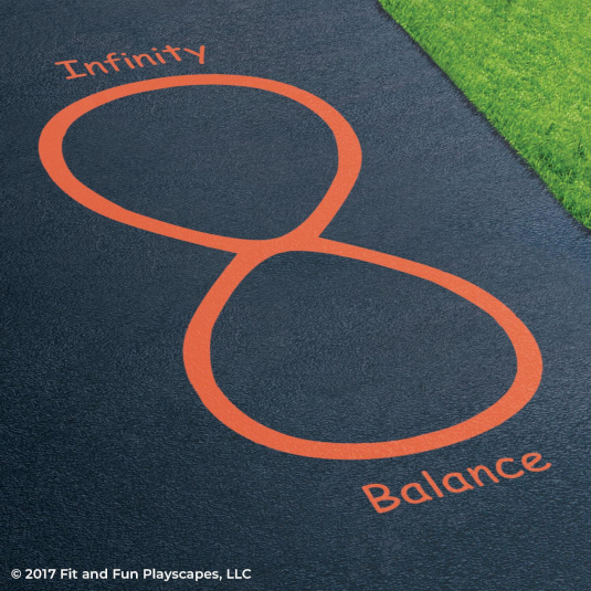 Fit and Fun Infinity Loop Playground Stencil