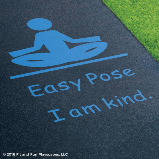 Fit and Fun Easy Pose Playground Stencil